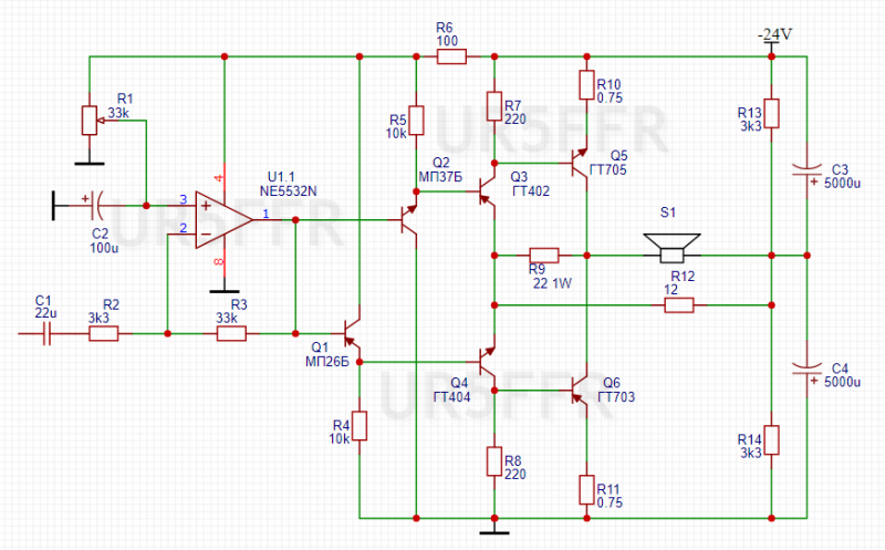 Ge Amp without negative feedback by UR5FFR.png